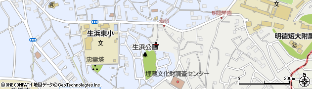 千葉県千葉市中央区南生実町1216周辺の地図