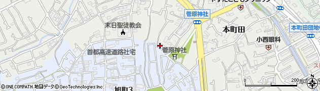 東京都町田市本町田806-3周辺の地図