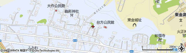 千葉県東金市台方1598周辺の地図