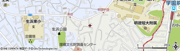 千葉県千葉市中央区南生実町1237周辺の地図