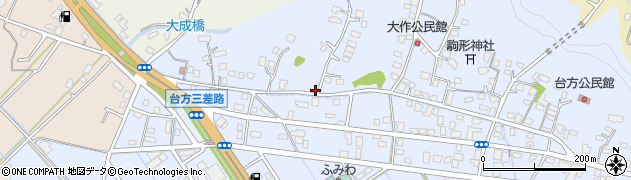 千葉県東金市台方1454周辺の地図