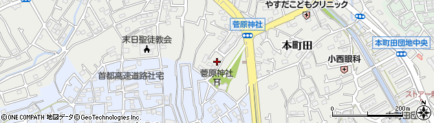 東京都町田市本町田807周辺の地図