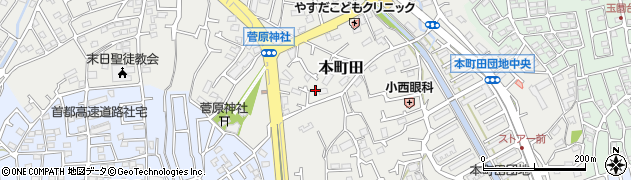 東京都町田市本町田835周辺の地図