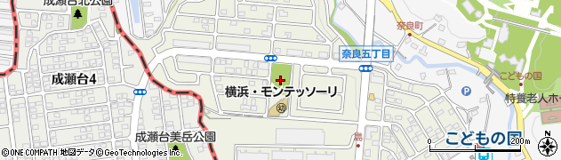 奈良五丁目駒狩公園周辺の地図