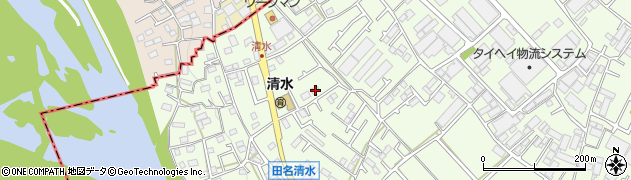 神奈川県相模原市中央区田名2154周辺の地図