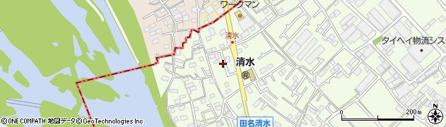 神奈川県相模原市中央区田名2165-15周辺の地図