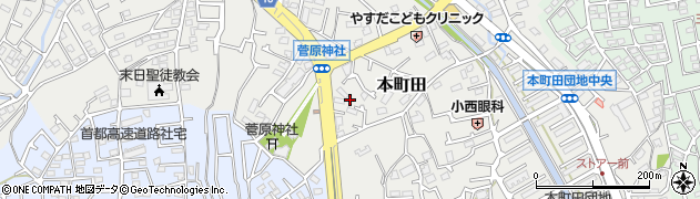 東京都町田市本町田832周辺の地図