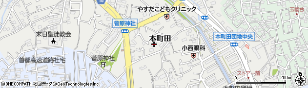 東京都町田市本町田837周辺の地図