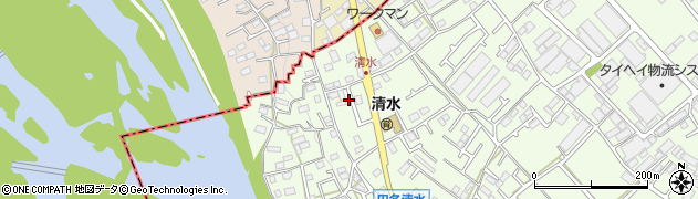 神奈川県相模原市中央区田名2165-16周辺の地図
