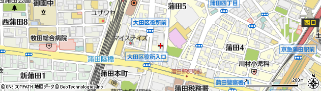 蒲田公園マンション周辺の地図