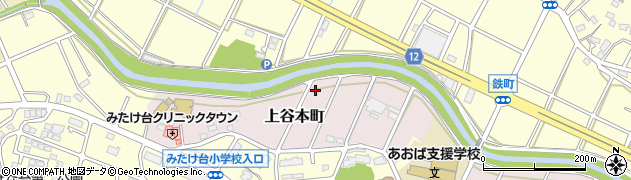神奈川県横浜市青葉区上谷本町113周辺の地図