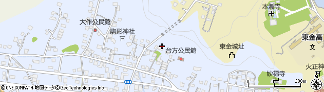 千葉県東金市台方1600周辺の地図