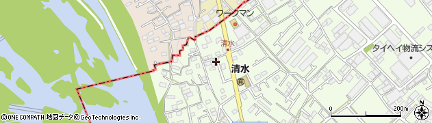神奈川県相模原市中央区田名2165-17周辺の地図