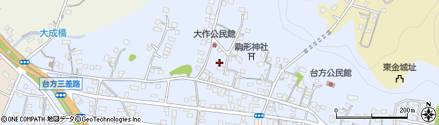 千葉県東金市台方1553周辺の地図
