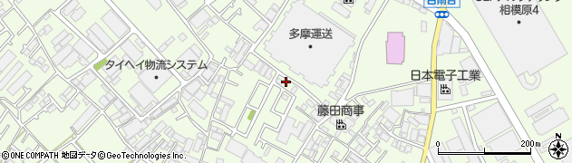 神奈川県相模原市中央区田名3322-9周辺の地図