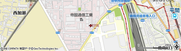 神奈川県川崎市中原区苅宿31周辺の地図