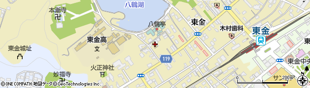 日本キリスト教団東金教会周辺の地図