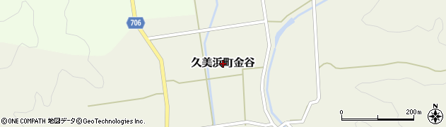 京都府京丹後市久美浜町金谷周辺の地図