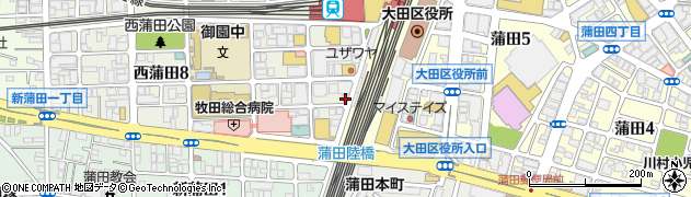 蒲原歯科医院周辺の地図