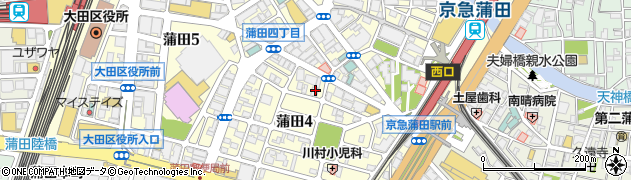 蒲田工業株式会社周辺の地図