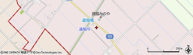 千葉県山武市本須賀2822周辺の地図