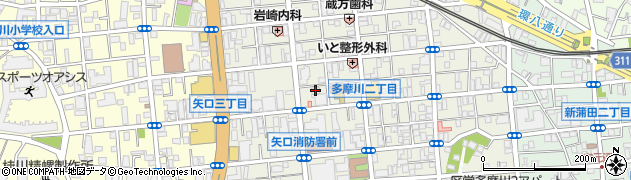 小田急交通株式会社　蒲田工場周辺の地図