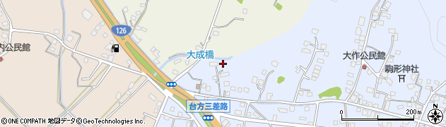 千葉県東金市台方1427周辺の地図