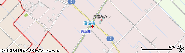 千葉県山武市本須賀2830周辺の地図