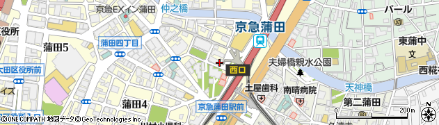 ふたば歯科クリニック　京急蒲田駅前院周辺の地図