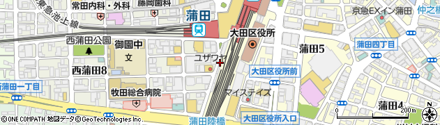 じぶんどき 蒲田駅前店周辺の地図