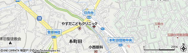 東京都町田市本町田877周辺の地図