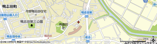 神奈川県横浜市青葉区鴨志田町89周辺の地図