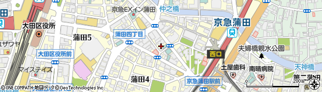 やっぱりステーキ 蒲田店周辺の地図
