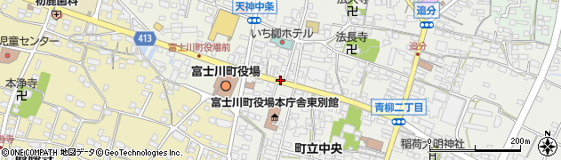 青柳車庫周辺の地図