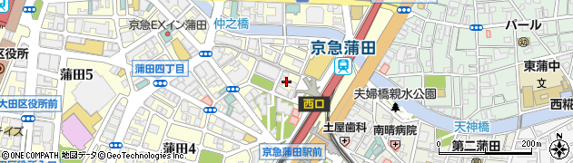 京急蒲田はりきゅう整骨院周辺の地図