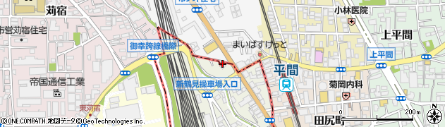 神奈川県川崎市中原区市ノ坪35周辺の地図