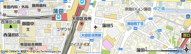 株式会社三井住友銀行蒲田法人営業部周辺の地図