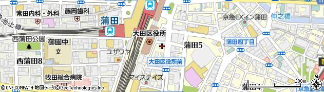 三菱電機ビルソリューションズ株式会社　蒲田営業所周辺の地図