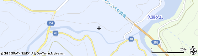 日坂川周辺の地図