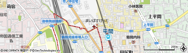 神奈川県川崎市中原区市ノ坪629周辺の地図