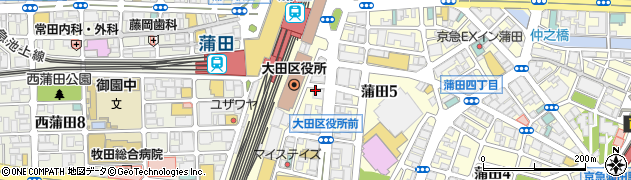 セコム株式会社　東京本部蒲田支社周辺の地図
