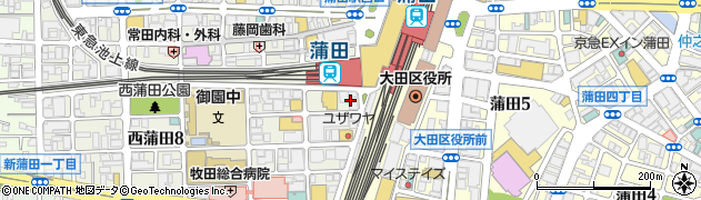 喫茶室ルノアール 蒲田西口店周辺の地図