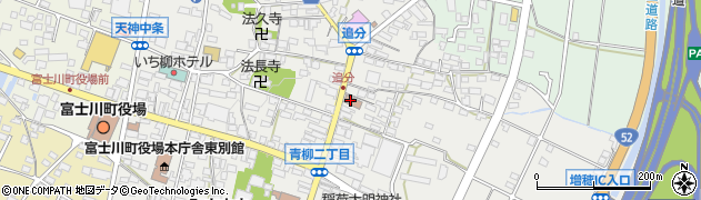 青柳郵便局周辺の地図