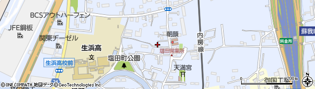 千葉県千葉市中央区塩田町608周辺の地図