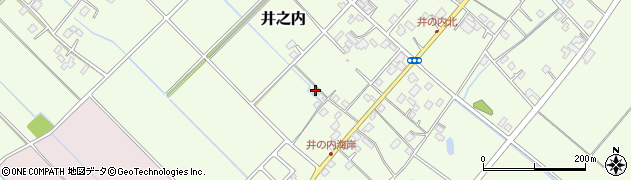 千葉県山武市井之内2717周辺の地図