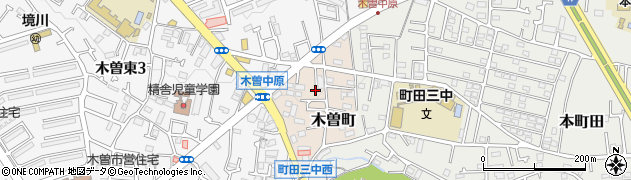 東京都町田市木曽町521-10周辺の地図