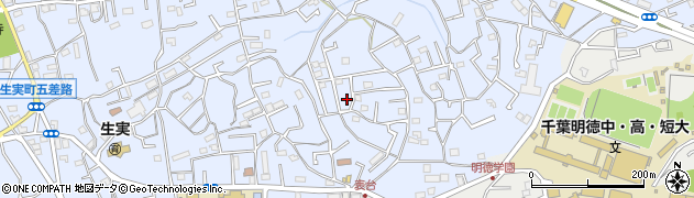 千葉県千葉市中央区生実町2038周辺の地図