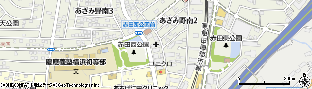 廣田新聞店荏田店周辺の地図