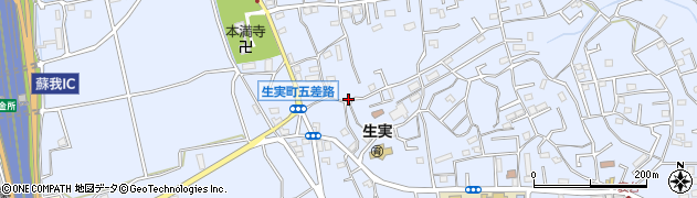 千葉県千葉市中央区生実町1787周辺の地図