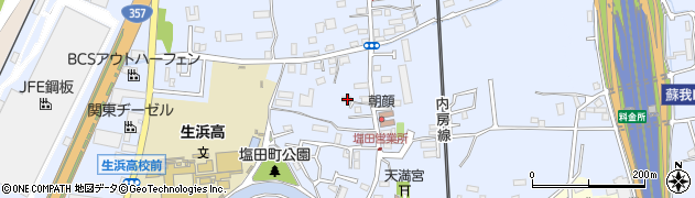 千葉県千葉市中央区塩田町614周辺の地図